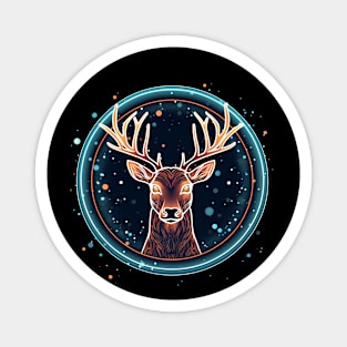 Deer in Ornament, Love Deers Magnet